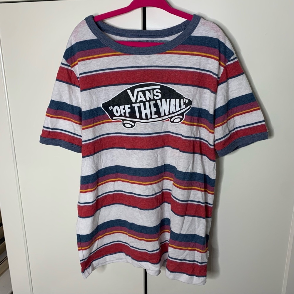 Kids’ Vans Striped Retro Graphic Shirt